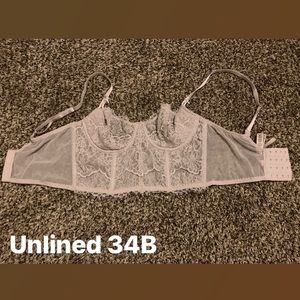 Longline lingerie bra